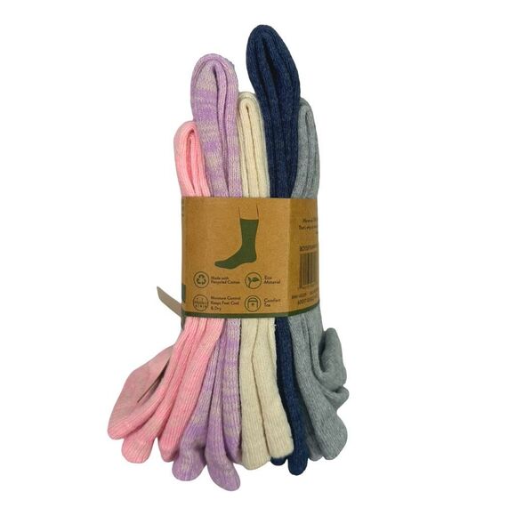 Born Ladies Crew Socks - Shoe Size 4-10 / Sock Size 9-11 - Picture 2 of 4